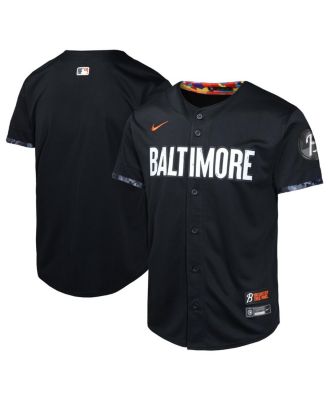 Nike - Big Boys and Girls Black Baltimore Orioles City Connect Limited Jersey