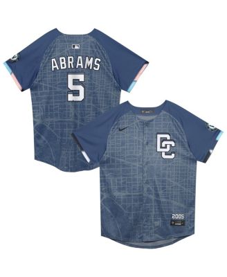 Nike - Preschool CJ Abrams Blue Washington Nationals City Connect 2025 Limited Jersey