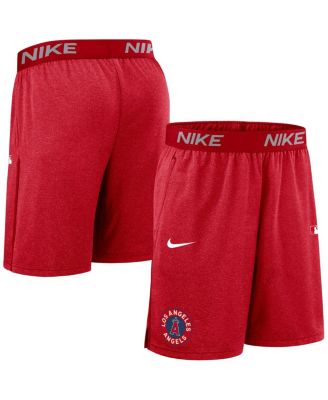 Nike - Men's Red Los Angeles Angels Authentic Collection City Connect Performance Knit Shorts