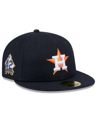 New Era - Men's Navy Houston Astros 2025 Jackie Robinson Day Retro Crown 59FIFTY Unstructured Fitted Hat