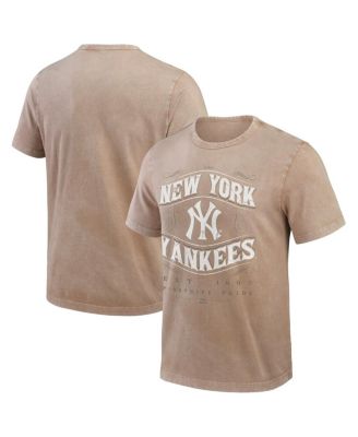 Fanatics - Men's Tan New York Yankees Sun Faded T-Shirt