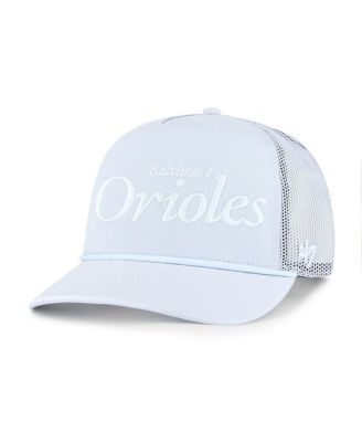 '47 Brand - Men's  Light Blue Baltimore Orioles Foundation Script Hitch Adjustable Trucker Hat