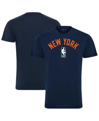 Sportiqe - Men's and Women's Navy New York Knicks Bingham T-Shirt