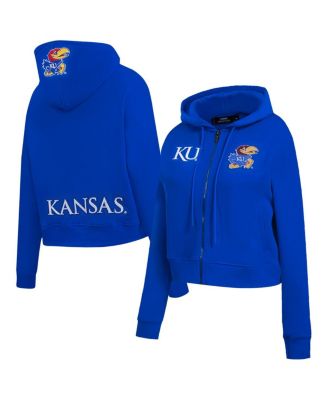 Pro Standard - Women’s Royal Kansas Jayhawks Game Day Sequin Full-Zip Hooded Jacket