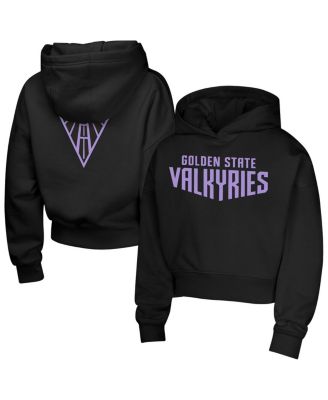Outerstuff - Big Girls Eclipse Black Golden State Valkyries Closer Pullover Hoodie