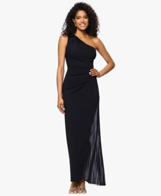 XSCAPE - Women's One-Shoulder Long Sheath Dress
