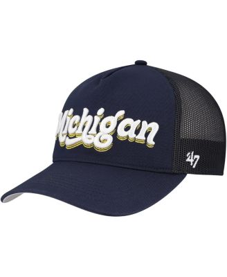 '47 Brand - Women's Navy Michigan Wolverines Biloxi Hitch Adjustable Hat