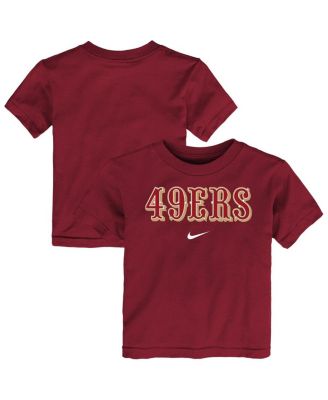 Nike - Toddler Scarlet San Francisco 49ers Wordmark T-Shirt