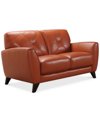 Furniture - Myia Leather Loveseat, Only at Macy's