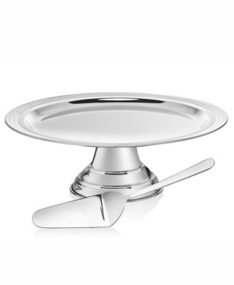 Godinger - Revere Footed Cake Plate with Server
