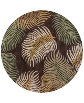 Kas - Havana Fern View 7'6" Round Area Rug