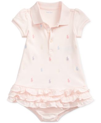 Polo Ralph Lauren - Baby Girls' Embroidered Polo Dress