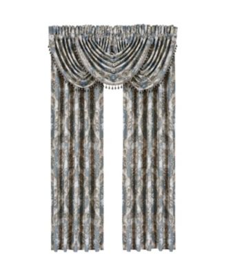 J Queen New York - Crystal Palace French Blue Drapery Pair