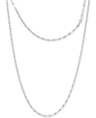 Macy's - Disco Link 20" Chain Necklace in Sterling Silver