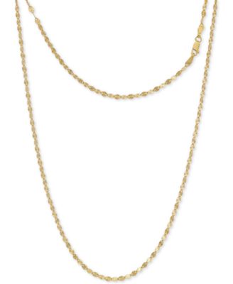 Macy's - Disco Link 16" Chain Necklace in 24k Gold-Plated Sterling Silver