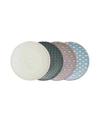 Denby - Impression Assorted Set of 4 Accent Plates