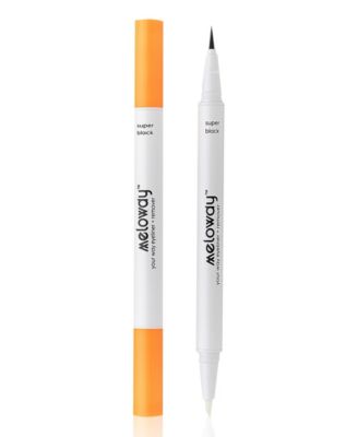 Meloway - Super Black Eyeliner & Remover 2-In-1 Liquid Eyeliner With Remover Pen