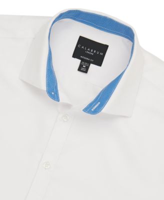 Calabrum - Men's Slim-Fit Performance Dress Shirt