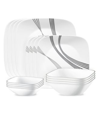 Corelle - Urban Arc 16-Pc. Dinnerware Set, Service for 4