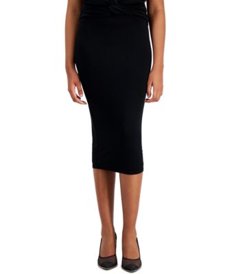 Bar III - Women's Pull-On Jersey Midi Skirt