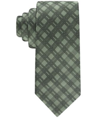 Calvin Klein - Men's Double-Rail Grid Tie