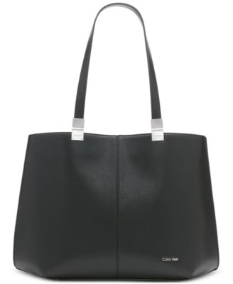 Calvin Klein - Granite Medium Faux Leather Tote