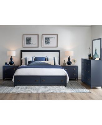 Furniture - Summerland 3pc Bedroom Set (California King Upholstered Storage Bed, Dresser, Nightstand)