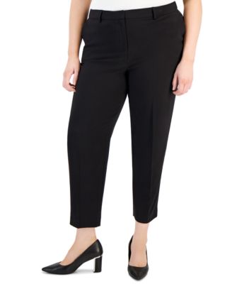 Tahari ASL - Plus Size Shannon Mid-Rise Ankle Pants