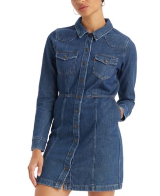 Levi's - Women's Flynn Western Cotton Denim Dress