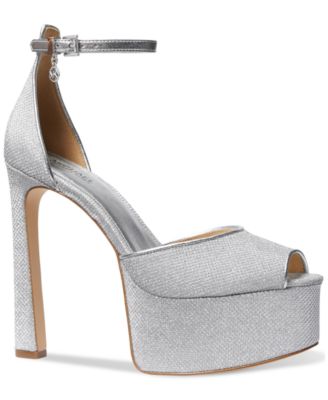 Michael Kors - Women's Martina Ankle-Strap Peep-Toe Pumps