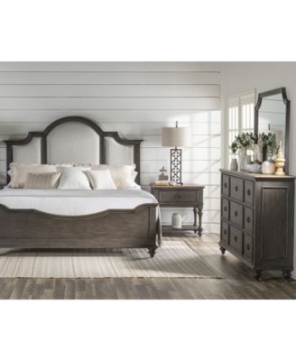 Furniture - Mandeville 3pc Bedroom Set (Upholstered King Bed + Dresser + 1-Drawer Nightstand)