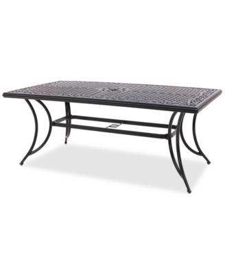 Agio - Wythburn Mix and Match 72"x 38" Cast Aluminum Outdoor Dining Table