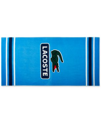 Lacoste Home - Croc Badge Signature Cotton Beach Towel