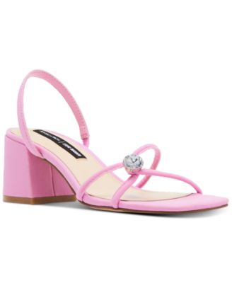 Steve Madden - Anya Jeweled Strappy Block-Heel Sandals