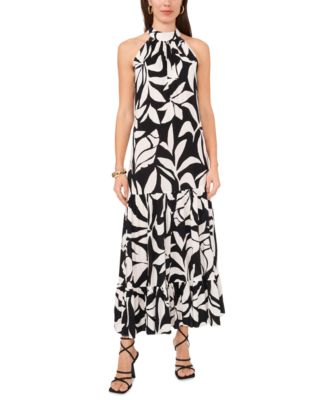 Vince Camuto - Women's Printed Tiered Maxi Dress