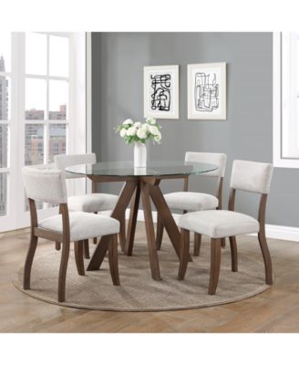 Furniture - Gardley Dining 5-Pc. Set (Table & 4 Chairs)