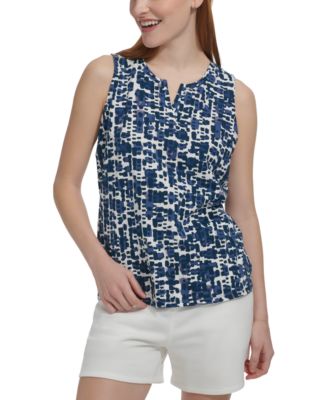 Marc New York - Women's Cotton Abstract-Print Tank Top