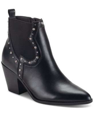 Sun + Stone - Women's Indianaa Western Gore Dress Booties
