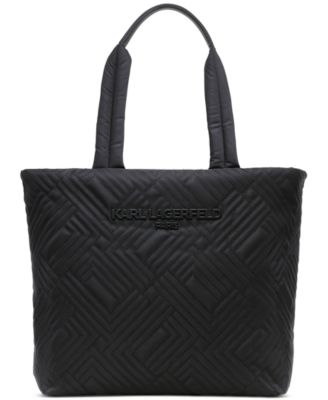 KARL LAGERFELD PARIS - Voyage Quilted Tote Bag