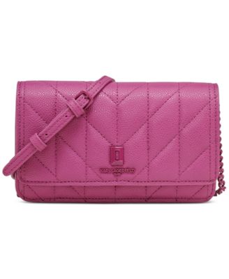 KARL LAGERFELD PARIS - Lafayette Chain Strap Pink Quilted Wallet