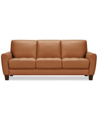 Furniture - Galligher 82" Leather Sofa