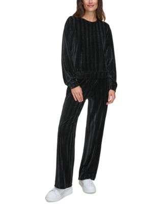 Marc New York - Women's Velvet Ribbed Top