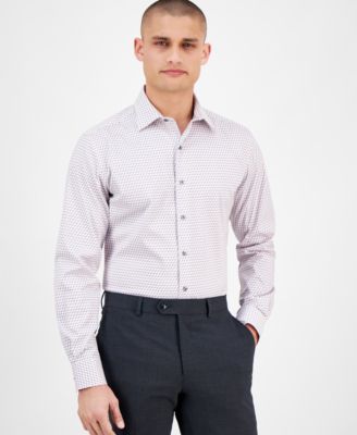 Alfani - Men's Geo-Print Dress Shirt