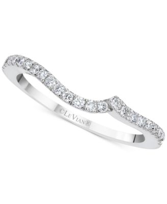 Le Vian - Vanilla Diamond Curved Band (1/4 ct. t.w.) in 14k White Gold