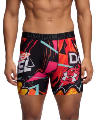 Under Armour - Men's Performance Tech Mesh Graphic 6" Boxer Briefs