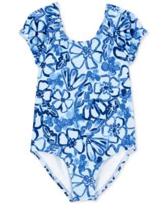 Carter's - Toddler Girls Floral-Print One-Piece Swimsuit