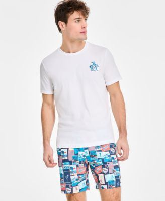Original Penguin - Men's Slim-Fit Postcard Graphic T-Shirt