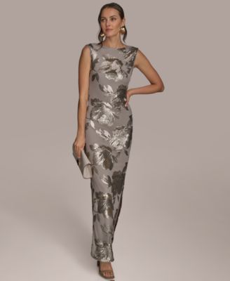 Donna Karan New York - Women's Floral-Sequined Gown