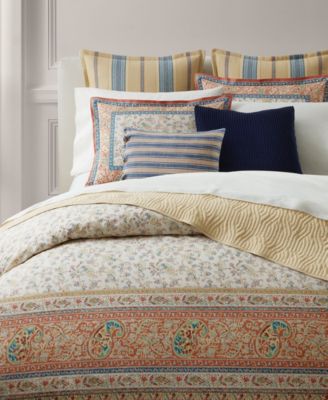 Lauren Ralph Lauren - Bering Paisley Cotton Percale 3-Pc. Comforter Set, Full/Queen