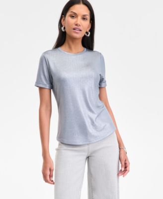 I.N.C. International Concepts - Women's Foil T-Shirt